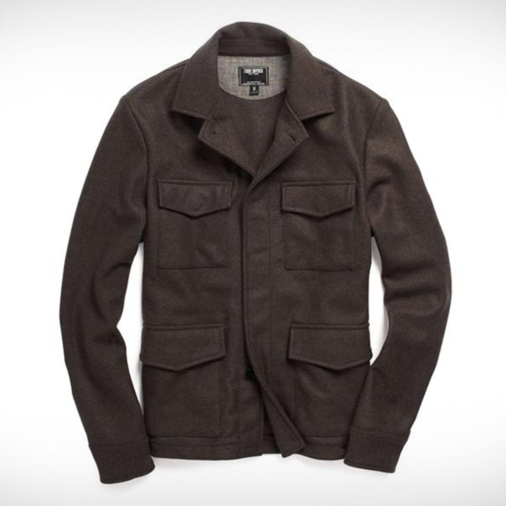 Todd Snyder Wool/Cashmere Japanese Knit Field Jacket